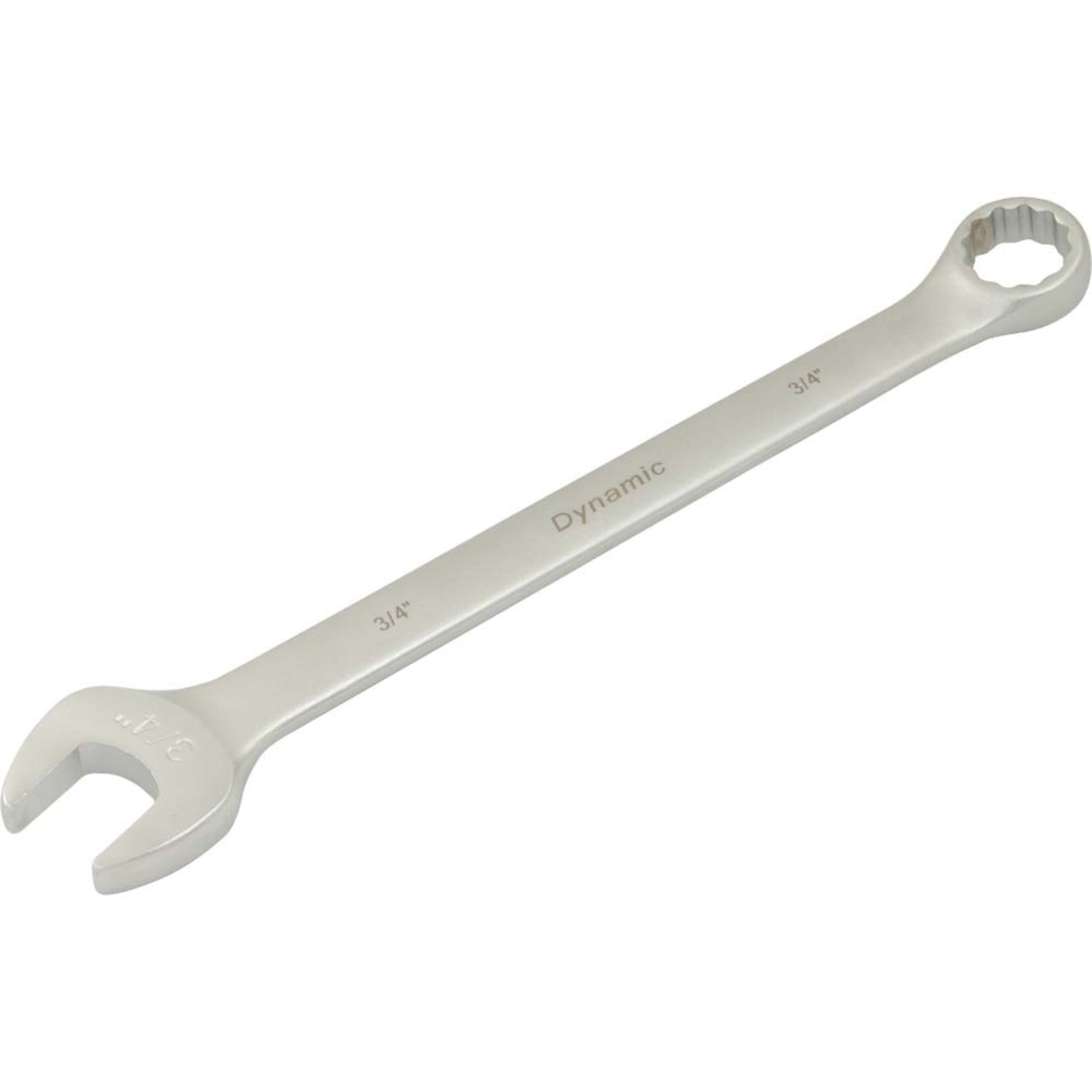 Dynamic Tools 3/4" 12 Point Combination Wrench, Contractor Series, Satin Finish